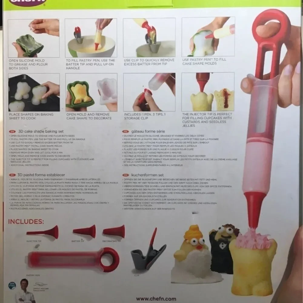 Fun and Creative Creatures & Pen 3D Cake Set with Instructions